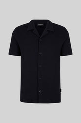 Strellson, Filip Jersey Shirt in Textured Navy