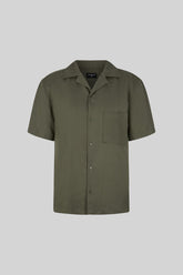 Strellson, Cisco Short-sleeved Shirt in Olive