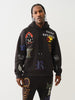 True Religion, Logo Patch Embroidery Hoodie