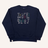 Gilbert Teckel,Navy Sweatshirt With Colorful Emblem