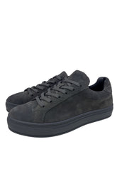 Roy Robson, Charcoal Suede Sneaker
