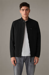 Strellson, Flex Cross Rockston Black Biker Jacket