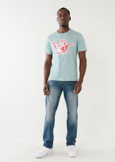True Religion, Buddha Applique Big T-Crew Tee