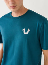 True Religion, Buddha Logo Green Tee