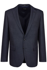 Digel, Modern Fit Textured Navy Blazer – EZZO Model
