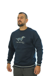 Gilbert Teckel, Navy Sweatshirt With Special Dog Emblem
