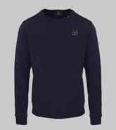 Plein Sport, Logo Patch Navy Sweatshirt