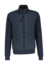 Lerros ,Navy Sweat Jacket With Quilted Front