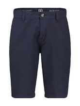 Lerros, Navy Chino Bermuda shorts with linen content