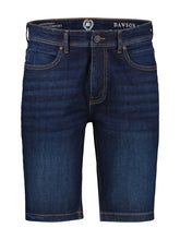 Lerros, Dark Navy Denim Bermuda Shorts In Comfort Stretch