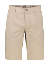 Lerros, Beige Chino Bermuda shorts with linen content