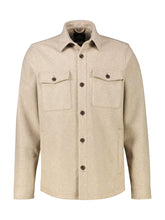 Lerros, Urban-Style Beige Shirt Jacket in a Wool Look