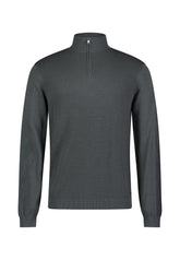 Roy Robson, Half-Zip Knitted Dark Green Sweater