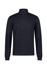 Roy Robson, Half-Zip Knitted Navy Sweater