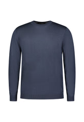 Roy Robson, Virgin Wool Dark Blue Pullover