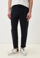 Strellson, Saturn Linen Blend Trousers in Black