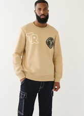 True Religion, Buddha Embroidered Sweatshirt