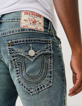 True Religion, Ricky Tri-Color Super T Straight Jeans