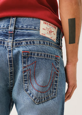 True Religion, Geno Big T Slim Street Vice Medium Wash Jeans