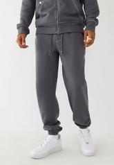 True Religion , Big T Logo Grey Jogger