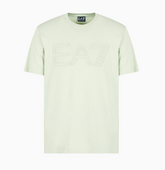 Emporio Armani, Logo Series short-sleeved organic cotton jersey Mint Green T-shirt