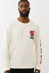 True Religion, MFG Heart Long Sleeve Tee