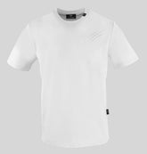 Plein Sport, White T-Shirt With A Tiger Scratch