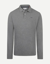 McGregor, Long Sleeves Pique Grey Polo Shirt