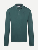 McGregor, Long Sleeves Pique Green Polo Shirt