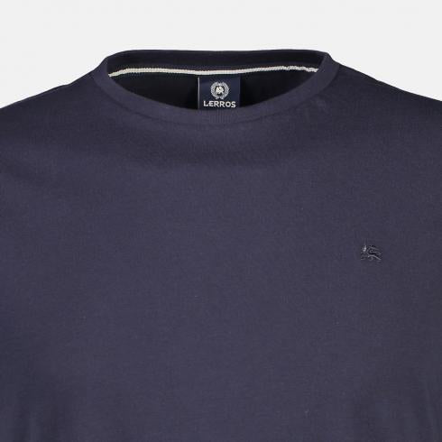 T-Shirt Lerros, Navy Classic Naboulsi Distinction – Round Neck
