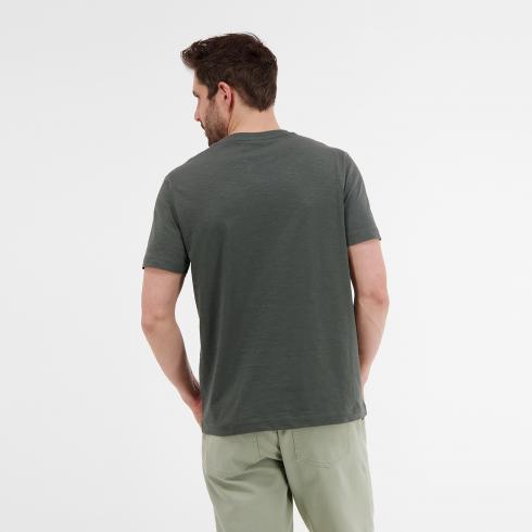 Olive T-shirt With – Summery Lerros, Distinction Print Naboulsi Classic