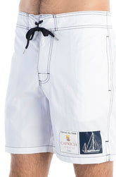 Marina Militare,White Swim Short With Print