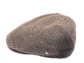 Wegener ,Brown Flat Winter Cap with Ear Flaps