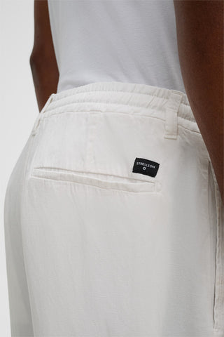 Strellson, Saturn Linen Blend Trousers in Off-white