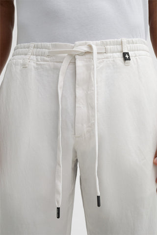 Strellson, Saturn Linen Blend Trousers in Off-white