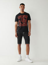 Load image into Gallery viewer, True Religion, Logo Print Horseshoe Silhouette Black T-Shirt
