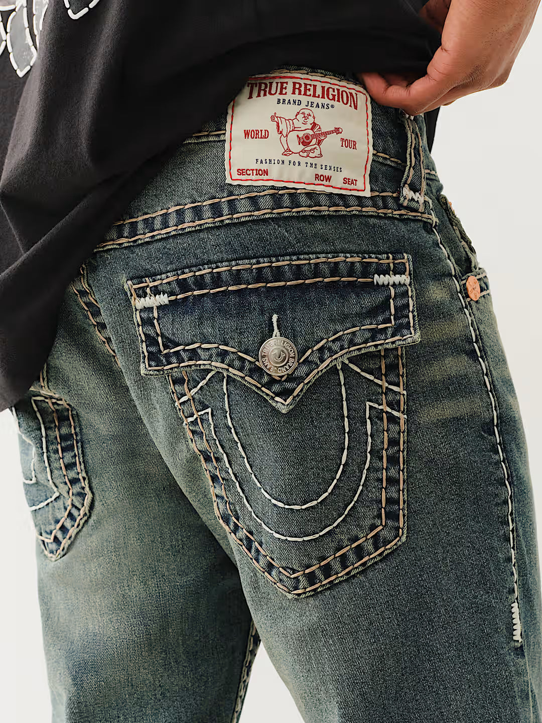 True Religion, Ricky Super T Straight Jeans