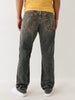 True Religion, Ricky Super T Straight Black Wash Jeans
