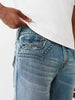 True Religion, Ricky  Straight Western Yoke Medium Wash Jeans