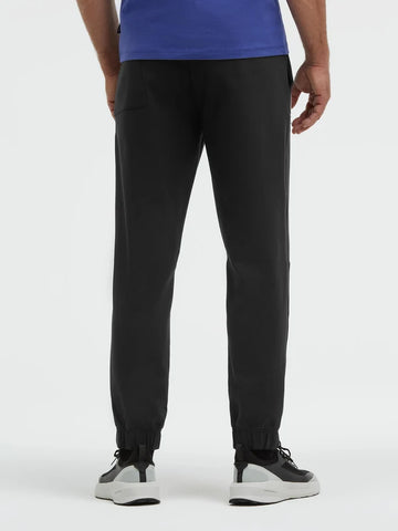 Gaastra, Jogging Pants Made of Interlock Jersey black Tapered Fit