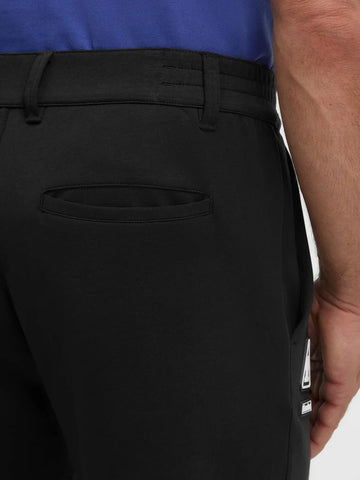 Gaastra, Jogging Pants Made of Interlock Jersey black Tapered Fit