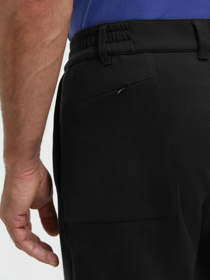 Gaastra, Jogging Pants Made of Interlock Jersey black Tapered Fit