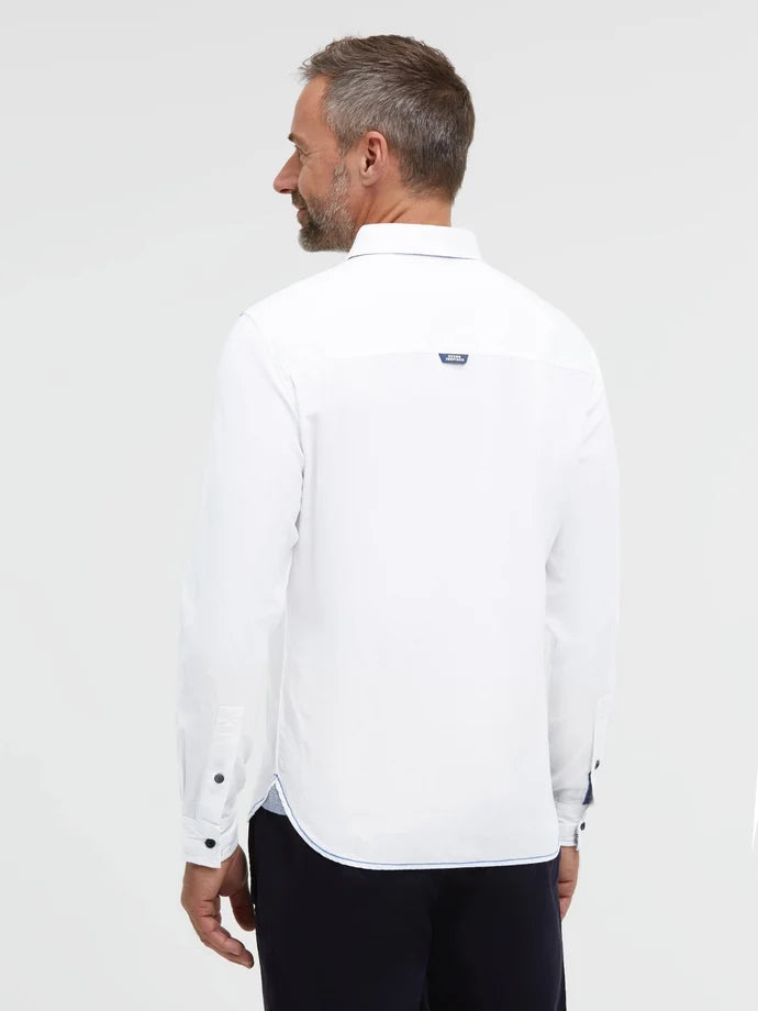 Gaastra, Structured long-sleeve shirt with embroidered logo Regular Fit