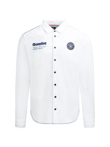 Gaastra, Structured long-sleeve shirt with embroidered logo Regular Fit