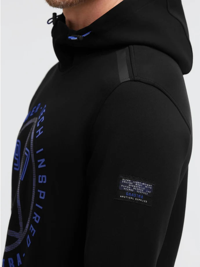 Gaastra, Interlock Hoodie with Rubber Artwork Regular Fit