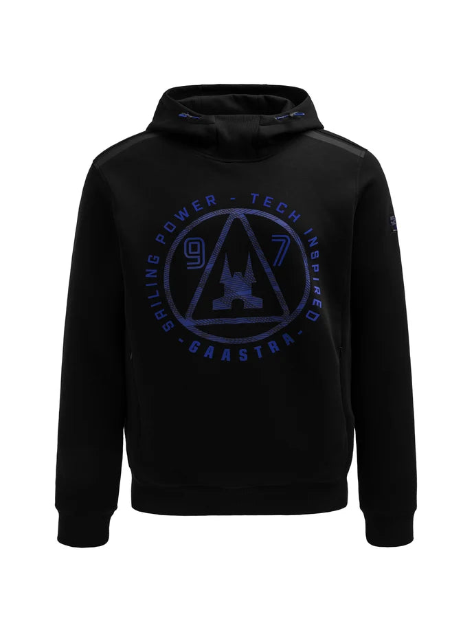 Gaastra, Interlock Hoodie with Rubber Artwork Regular Fit