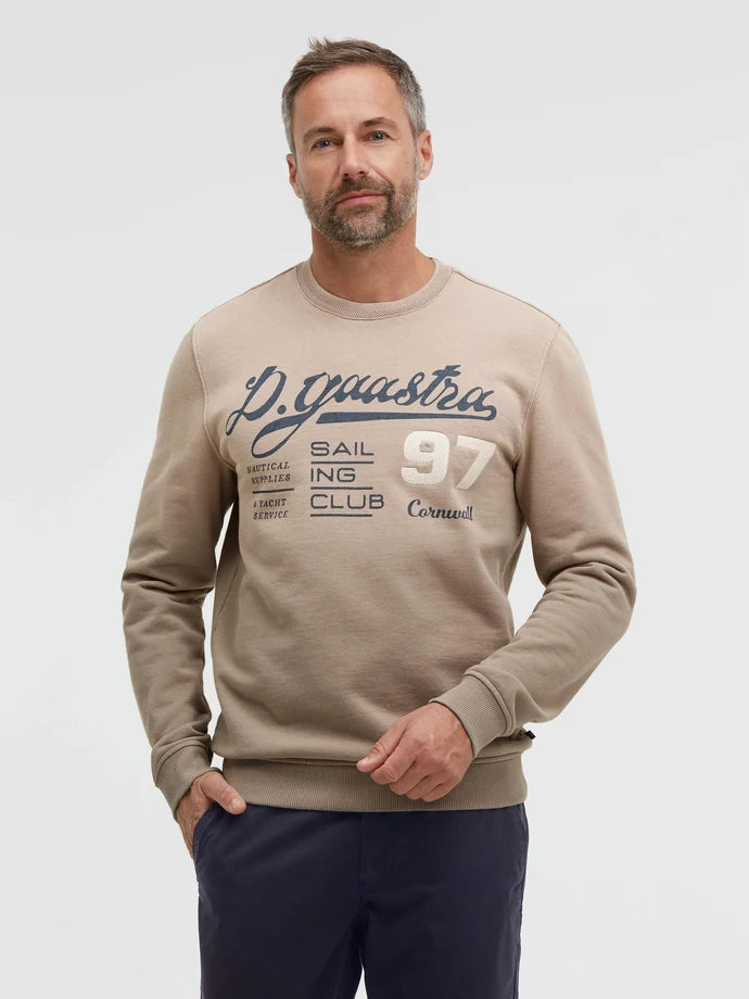 Gaastra,Sweatshirt with nautical artwork coastal path Regular Fit