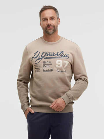 Gaastra,Sweatshirt with nautical artwork coastal path Regular Fit