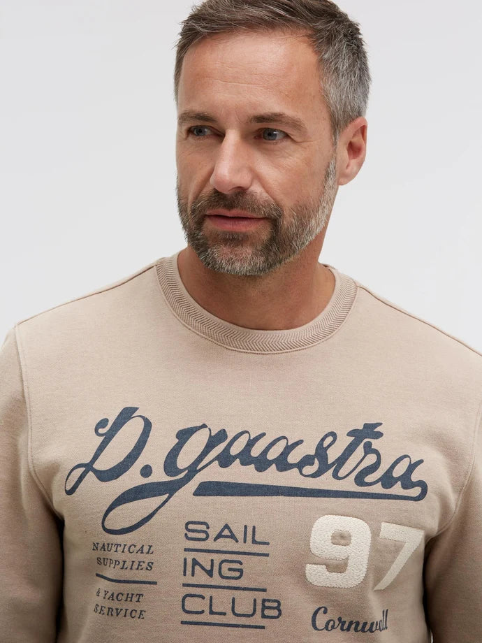 Gaastra,Sweatshirt with nautical artwork coastal path Regular Fit