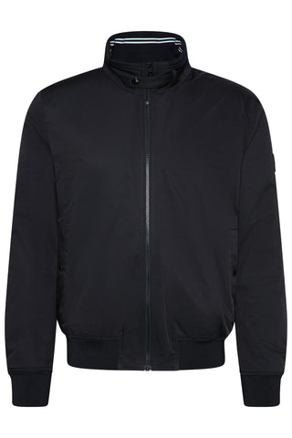 Digel,Black Stand-Collar Bomber Jacket